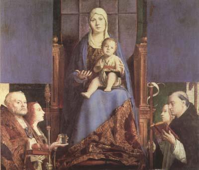 Antonello da Messina Sacra Conversazione (mk08) Germany oil painting art